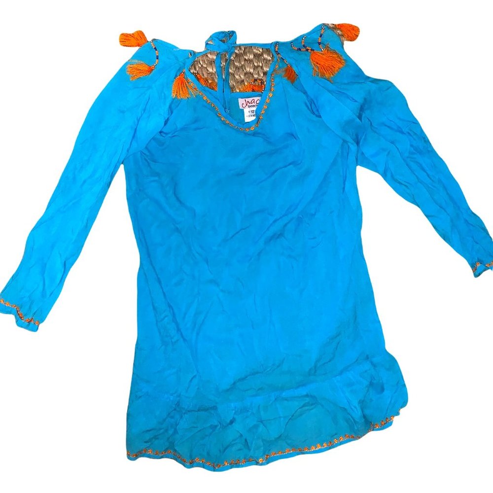 CACHE Tassel and Beaded Cover-Up